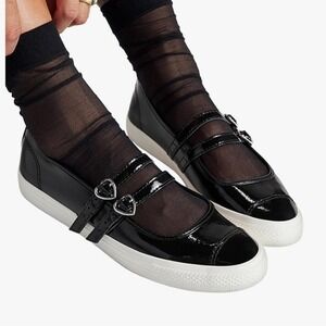 Converse Women Chuck Taylor All Star Dainty Mary Jane Dark Romance size 10 NWOB